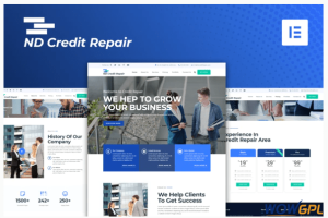 ND Credit Repair Finance Company Elementor Template Kit