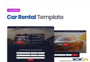 Rotors – Car Rental Elementor Template Kit