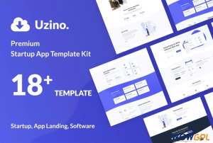 Uzino Startup App Elementor Template Kit