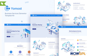Yomost Business Services Elementor Template Kit