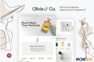 Olivia Co – Perfume Fragrance WooCommerce Template Kit