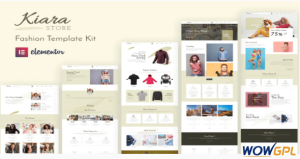 Kiara Fashion Elementor Template Kit