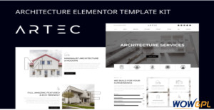 Artec Architecture Elementor Template Kit