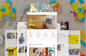 Amity – Animal Hospital Veterinarian Template Kit