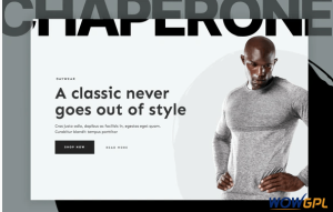 Chaperone – Mens Fashion Woocomerce Template Kit