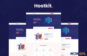 Hostkit Hosting Services Elementor Template Kit