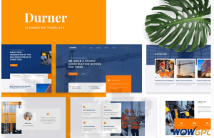 Durner Construction Elementor Template Kit