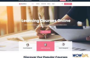 Bookflare – Modern Education Online Learning Elementor Template Kit