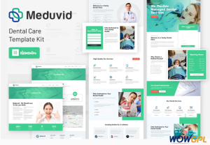 Meduvid Medical Dental Clinic Elementor Template Kit