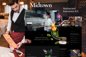 Midtown – Restaurant Elementor Template Kit