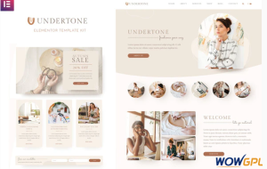 Undertone Business Services Shop Elementor Template Kit