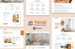 Torial Interior Design Elementor Template Kit