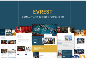 Evrest Company Business Elementor Template Kit