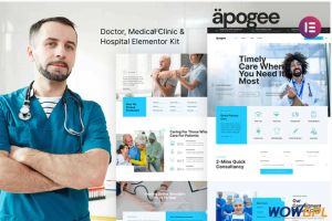 Apogee — Medical Clinic Hospital Elementor Template Kit