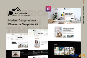 Inhouse Modern Design Interior Elementor Template Kit