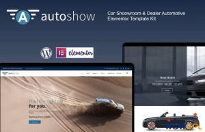 AutoShow Car Shoowroom Dealer Elementor Template Kit