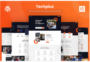 Techplus Tech Business Elementor Template Kit