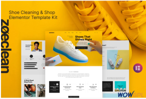 Zoeclean Shoe Cleaning Shop Template Kit
