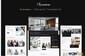 Archodern Interior Architecture Elementor Template Kit 1