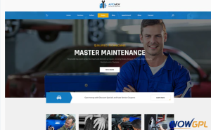 Automov Car Repair Services Elementor Template Kit