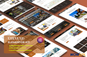 Restate Construction Builder Elementor Template Kit