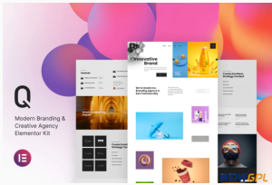 Qreato – Modern Branding Creative Agency Elementor Kit