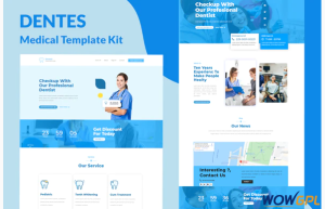 Dentes Medical Elementor Template Kit