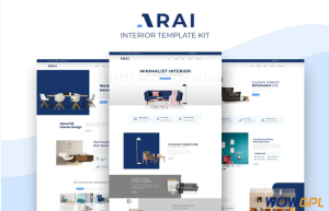 Arai Interior Furniture Elementor Template kit