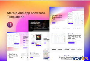 FreshApp Startup Showcase Elementor Template Kit