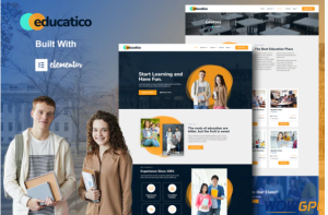 Educatico Education School Online Courses Elementor Template Kit