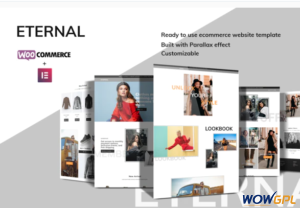 Eternal Ecommerce Elementor Template Kit