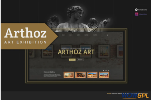 Arthoz Art Exhibition Elementor Template kit
