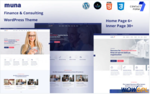 Muna finance Consulting Business WordPress Theme