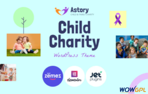 Astory Child Charity WordPress Theme