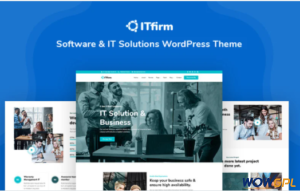 ITfirm Software and IT Solutions Responsive WordPress Theme