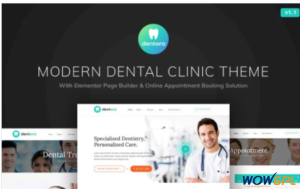 Dentora Dental Clinic WordPress Elementor Theme