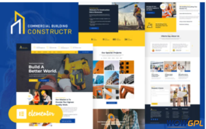 Constructr Construction Industry WordPress Elementor Theme