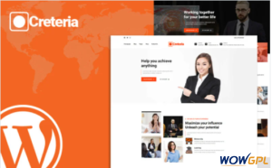 Creteria Modern Digital Agency WordPress Theme