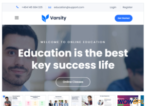 Varsity Educational WordPress Theme