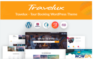 Travelux Tour Booking WordPress Theme