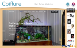 Сoiffure Hair Salon Website WordPress Theme
