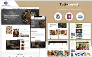 Tastycrowd Cafe Restaurant WordPress Elementor
