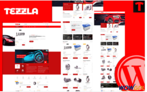 Tezzla Automobile Car Accessories Shop WordPress Theme