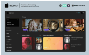 INGMAR Movie News Reviews Blog and Database WordPress Theme