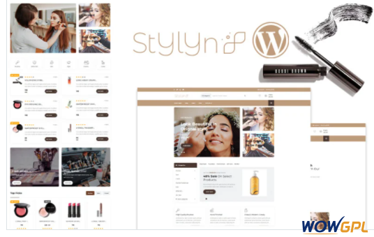 Stylyn Cosmetic And Beauty Shop WordPress Theme