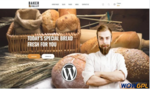 Baker Valley Bakery and Pastry Shop WordPress Theme