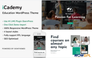 iCademy Education WordPress Theme.