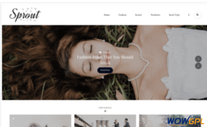 Sprout Personal Blog WordPress Theme