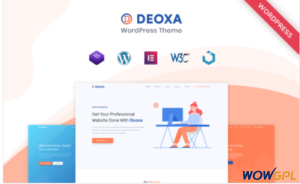 Deoxa WordPress Landing Page Theme