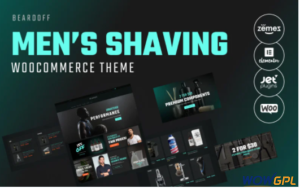 Beardoff Mens Shaving Products Responsive WooCommerce Theme